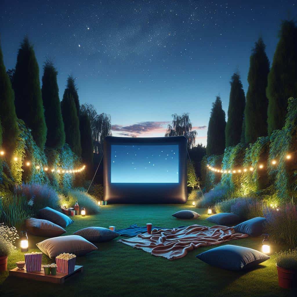 featured planning a backyard movie theater
