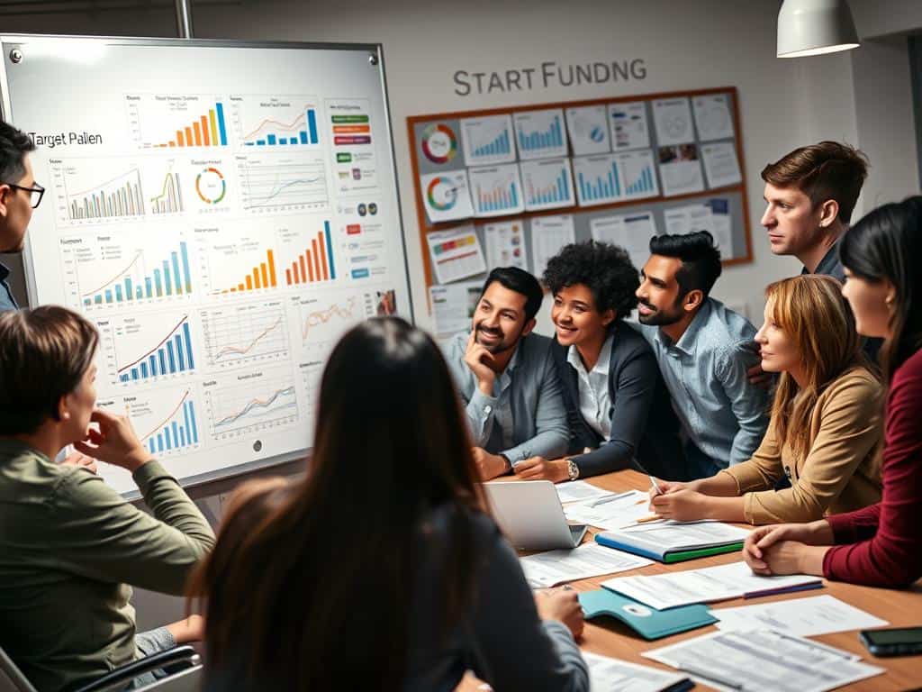 business plan startup target market funding