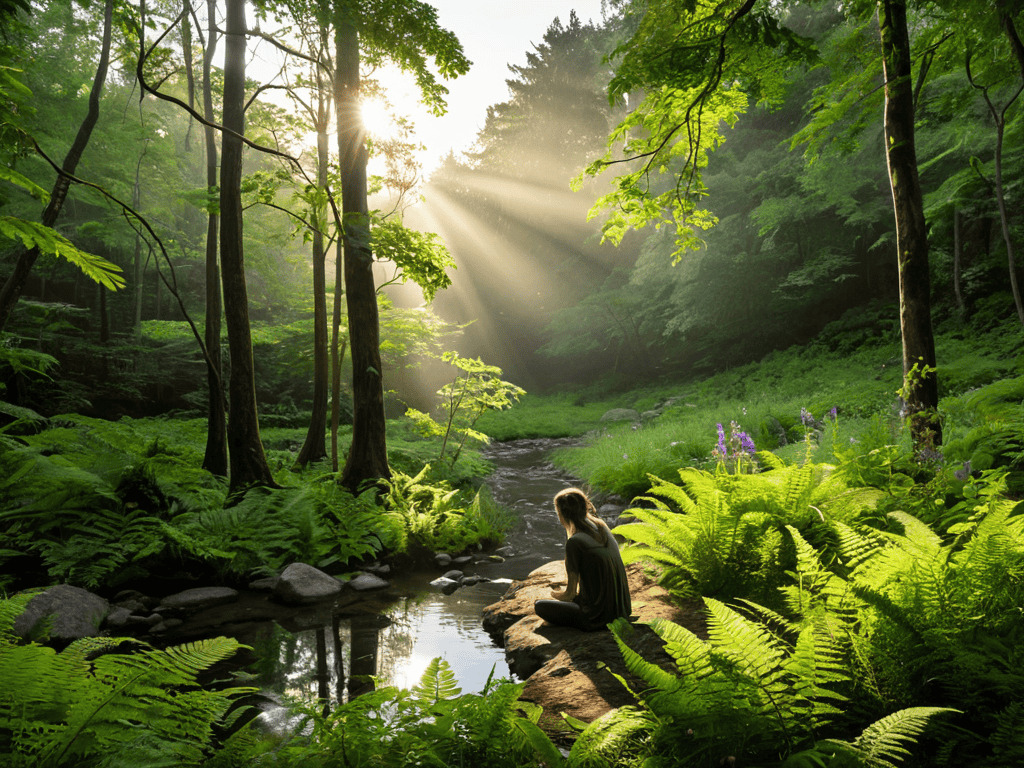 Stress relief through nature