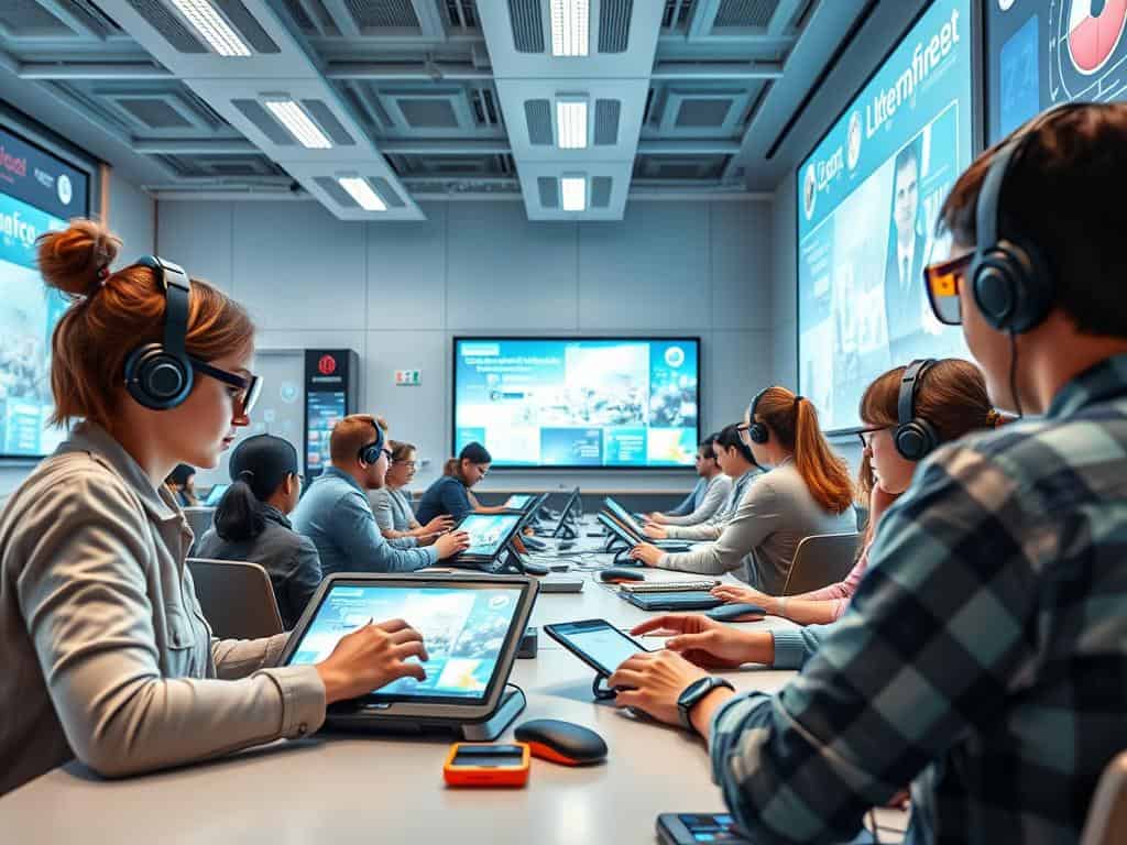 E-learning growth in the education market