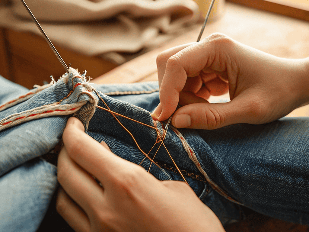 Visible Mending Clothes Repair