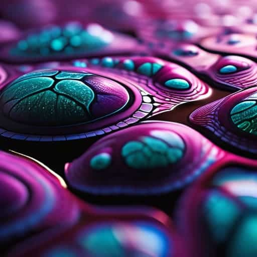 Decoding Biomorphic Digital Surfaces with synthetic patterns.