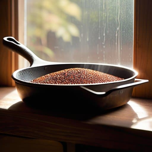 Flaxseed Oil Seasoning Preventing Future Rust on Cast Iron